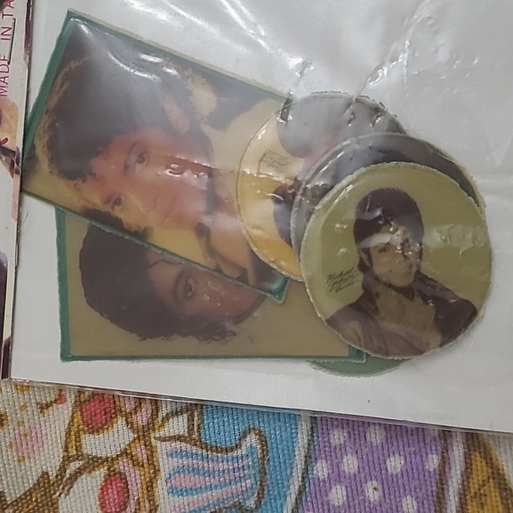 Vintage Michael Jackson Thriller Puffy Stickers - Picture 2 of 5